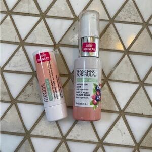 BUNDLE (2) Physicians Formula Organic Wear Lip and Cheek Dewy Blush and Lip Tint